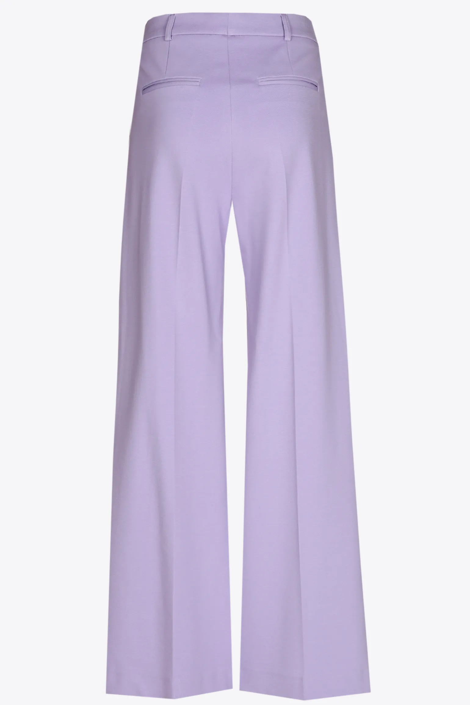 Geklede broek met wijde pijpen