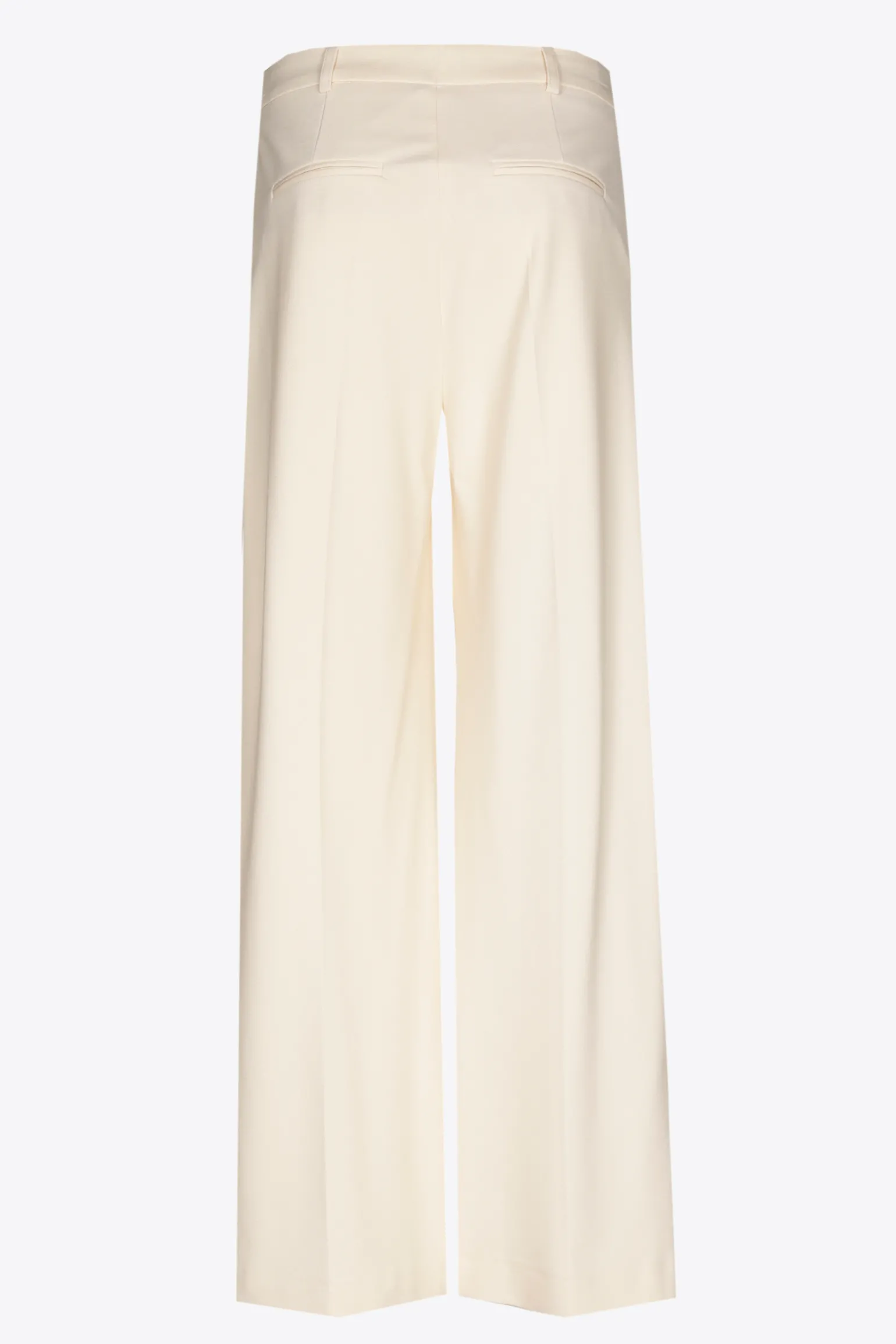 Geklede broek met wijde pijpen