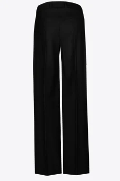 Geklede broek met wijde pijpen