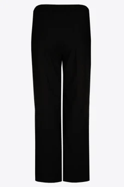 Geklede broek met wijde pijpen
