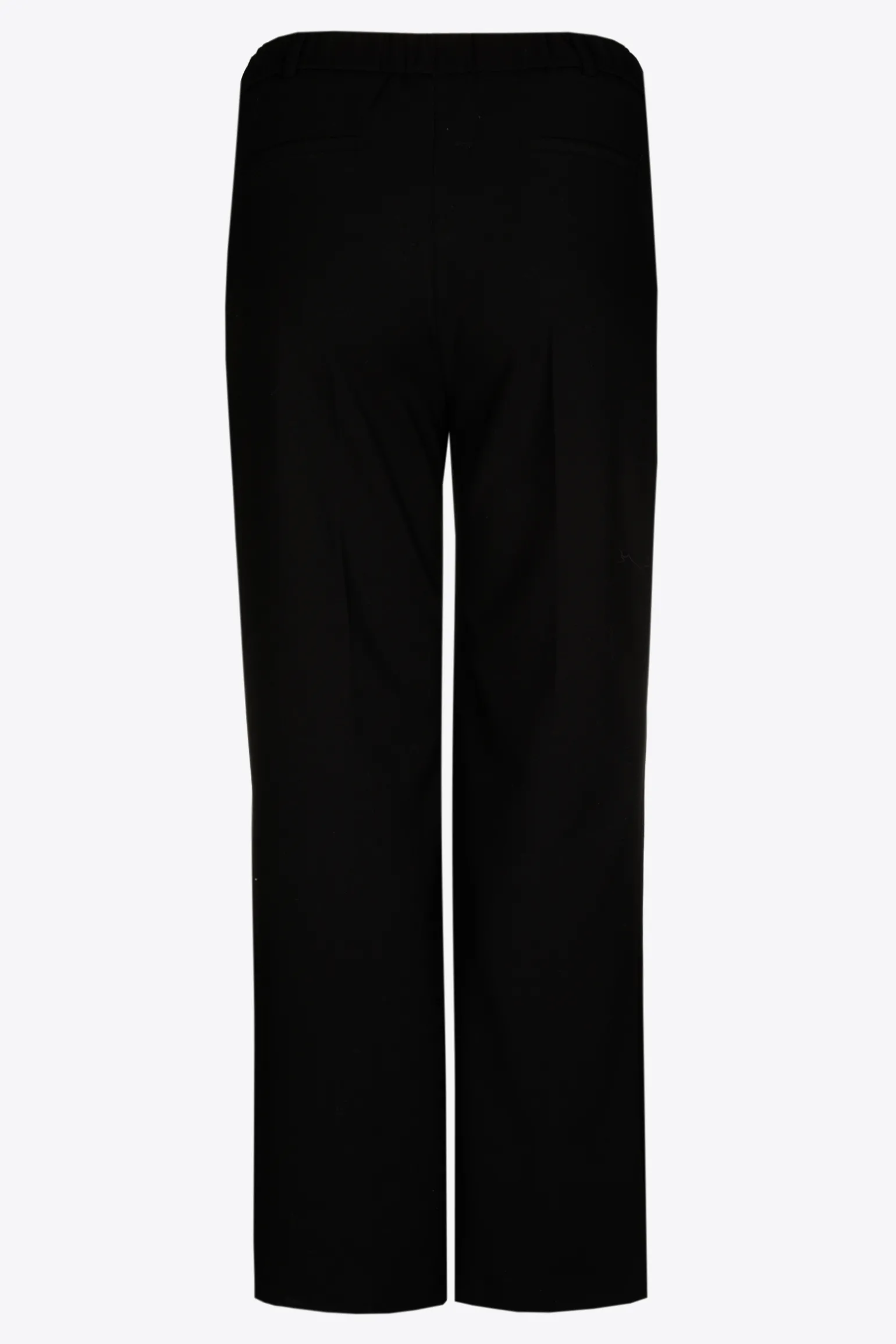 Geklede broek met wijde pijpen