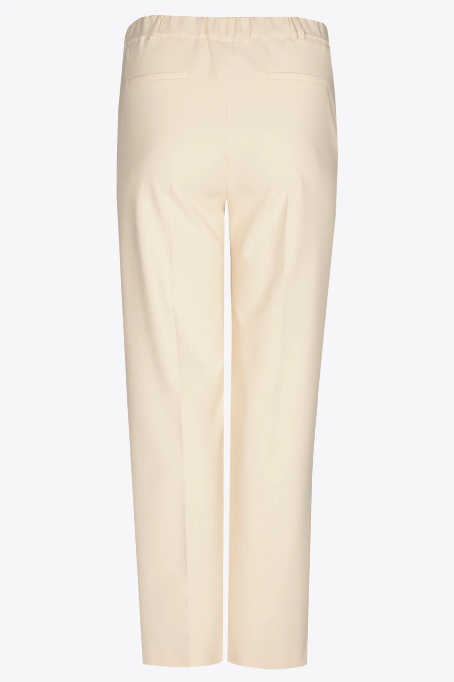 Geklede broek met wijde pijpen