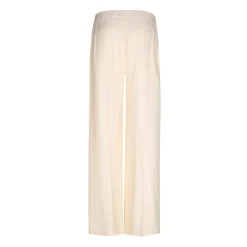 Geklede broek met wijde pijpen