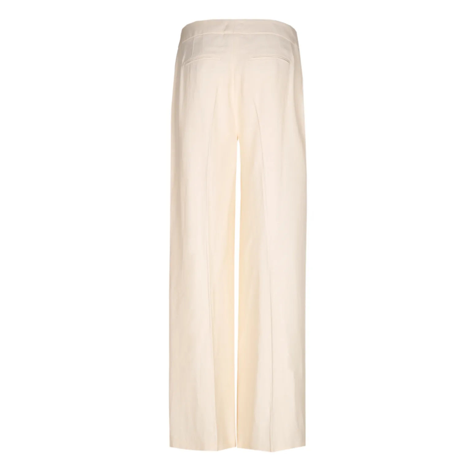 Geklede broek met wijde pijpen
