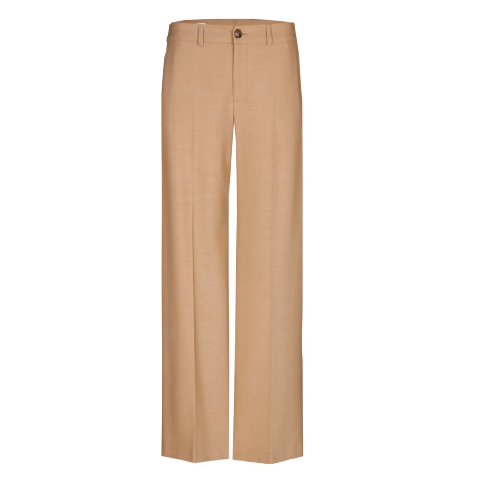 Geklede broek met wijde pijpen