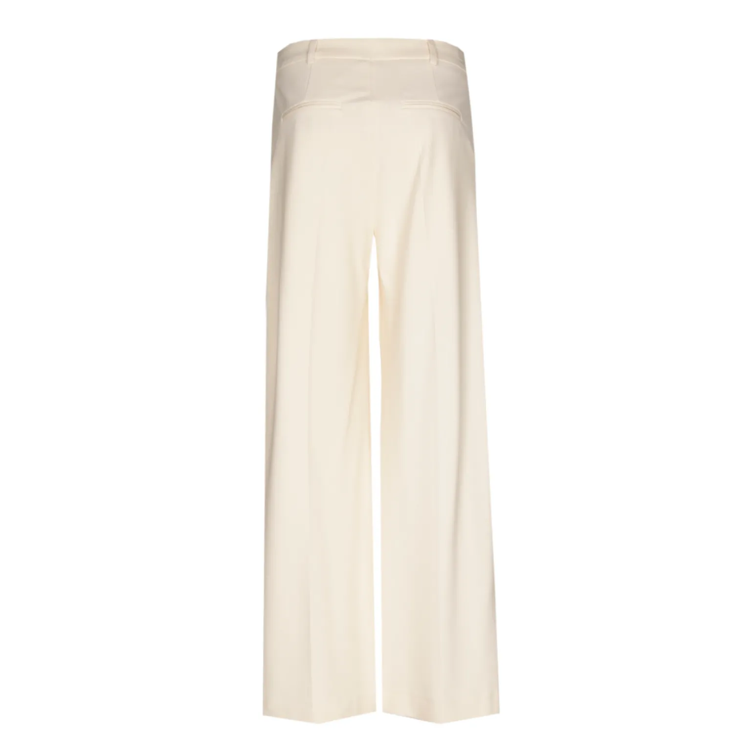 Geklede broek met wijde pijpen