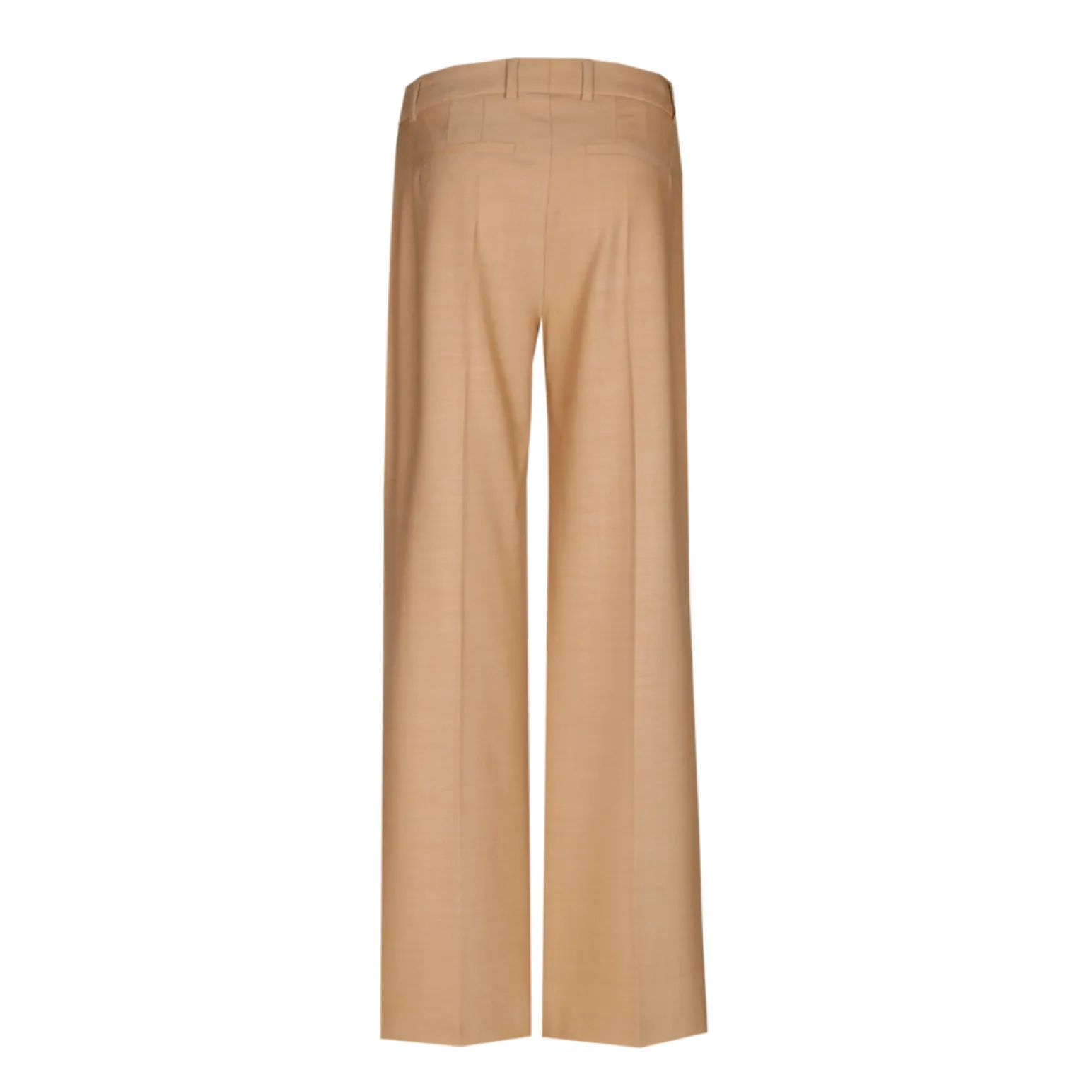 Geklede broek met wijde pijpen