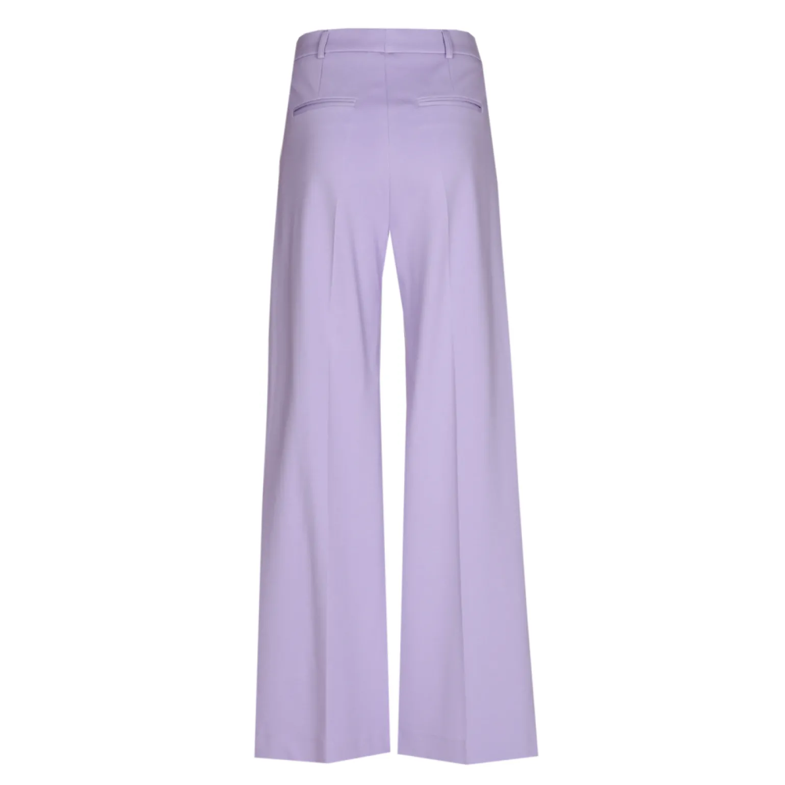 Geklede broek met wijde pijpen