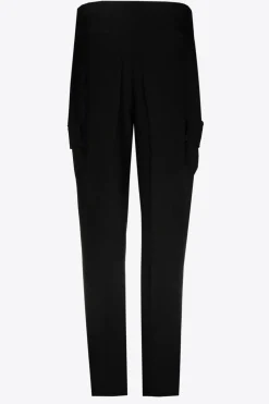 Geklede broek met zakken