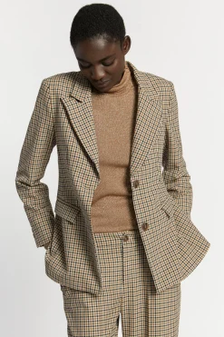 Geruite blazer