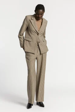 Geruite blazer