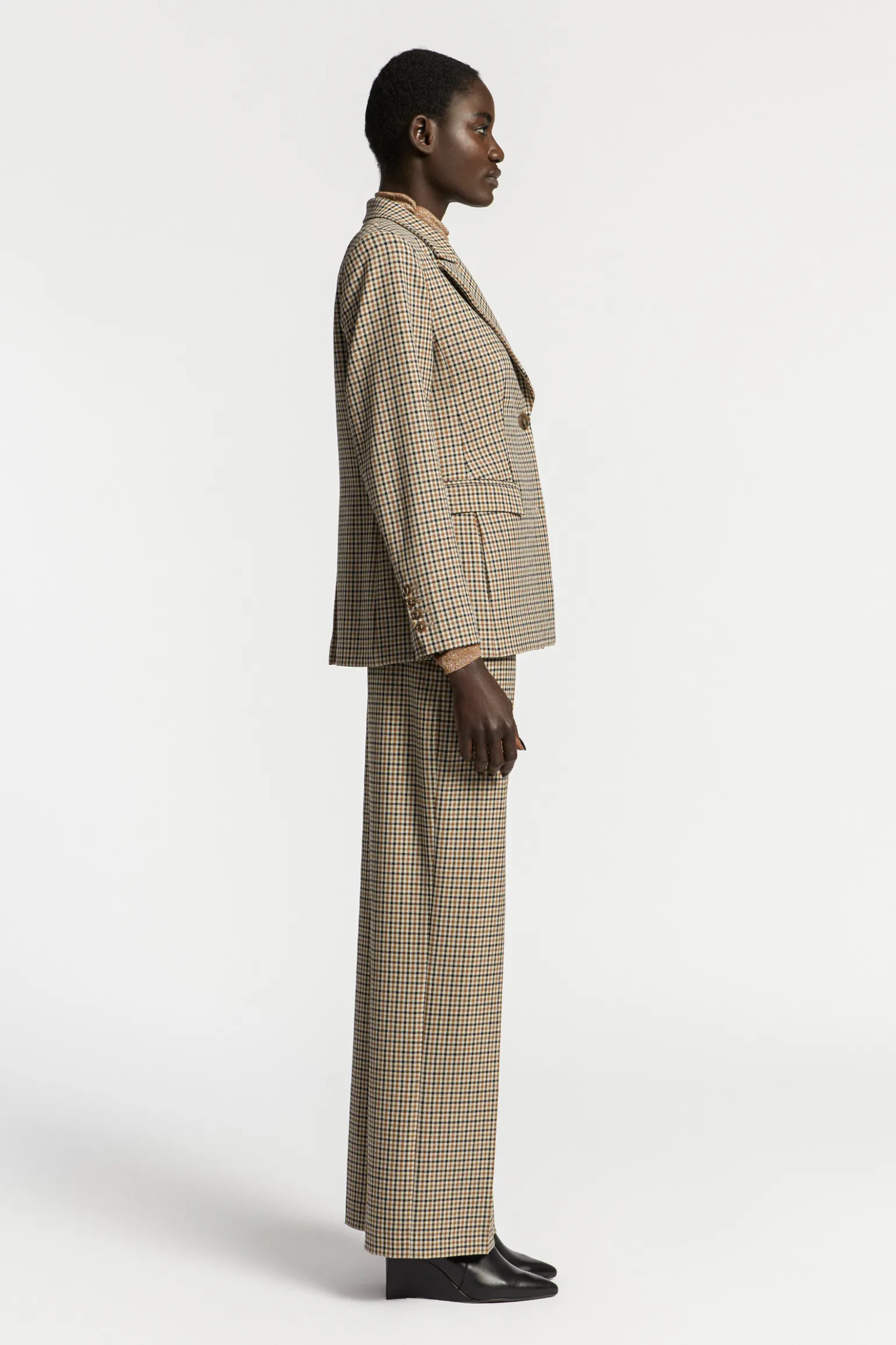 Geruite blazer