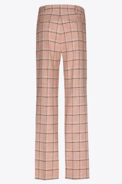 Geruite broek met rechte pijpen