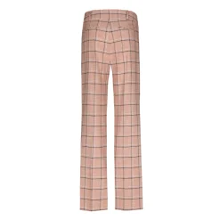 Geruite broek met rechte pijpen