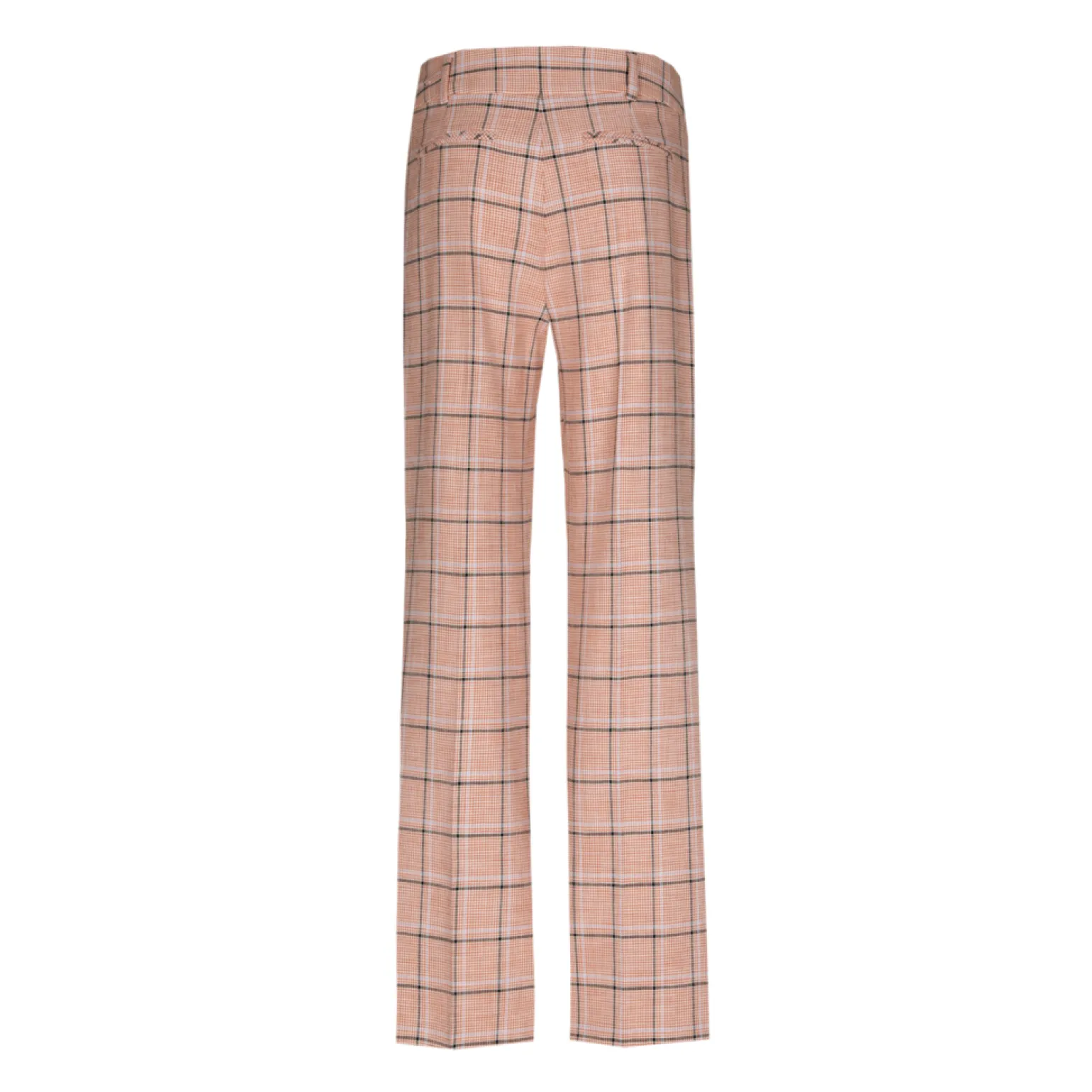 Geruite broek met rechte pijpen