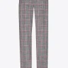 Geruite broek met smalle pijpen