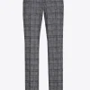 Geruite broek met smalle pijpen