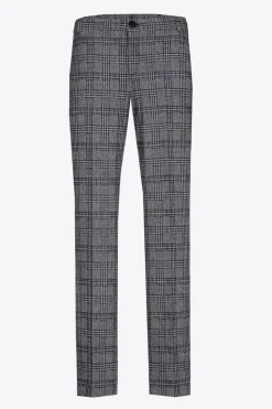 Geruite broek met smalle pijpen