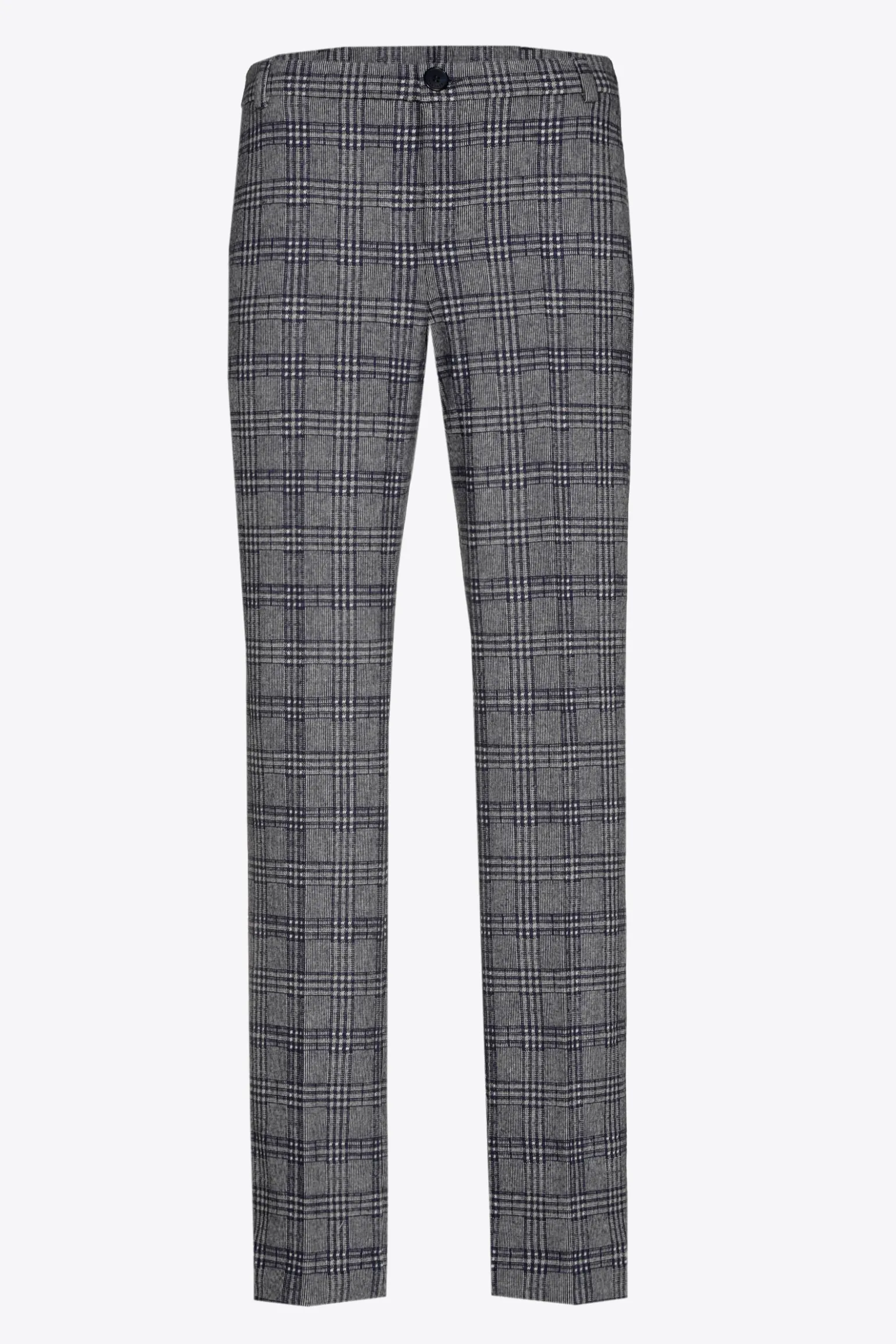 Geruite broek met smalle pijpen