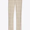Geruite broek met smalle pijpen