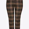Geruite broek met smalle pijpen