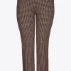 Geruite broek met smalle pijpen