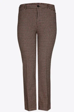 Geruite broek met smalle pijpen