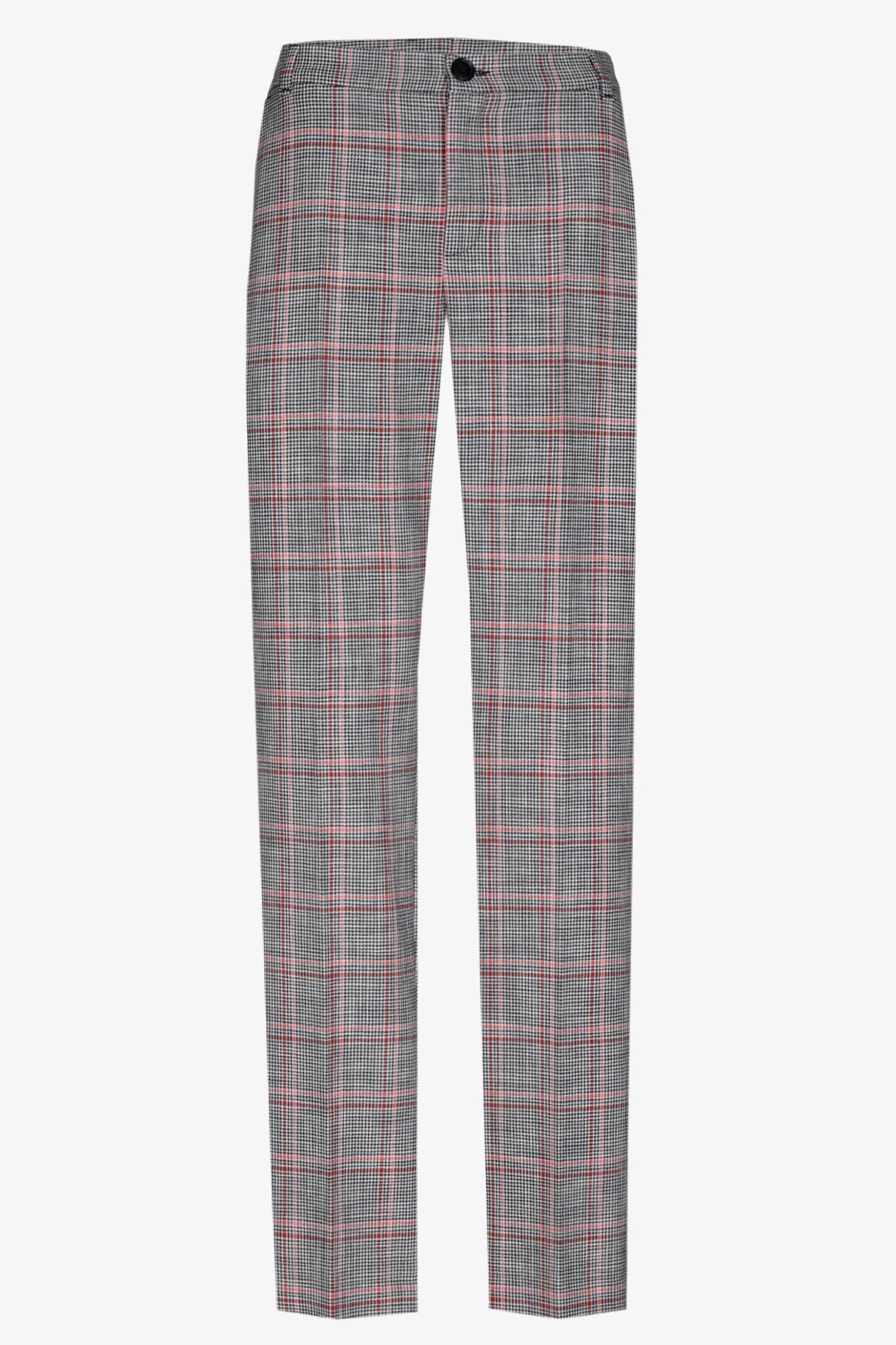 Geruite broek met smalle pijpen