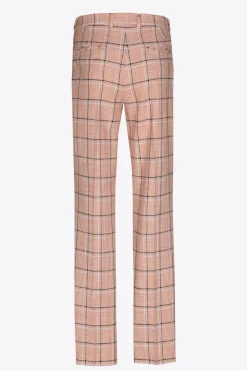 Geruite broek met smalle pijpen