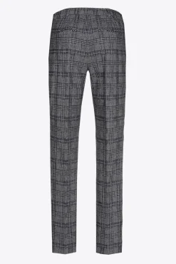Geruite broek met smalle pijpen