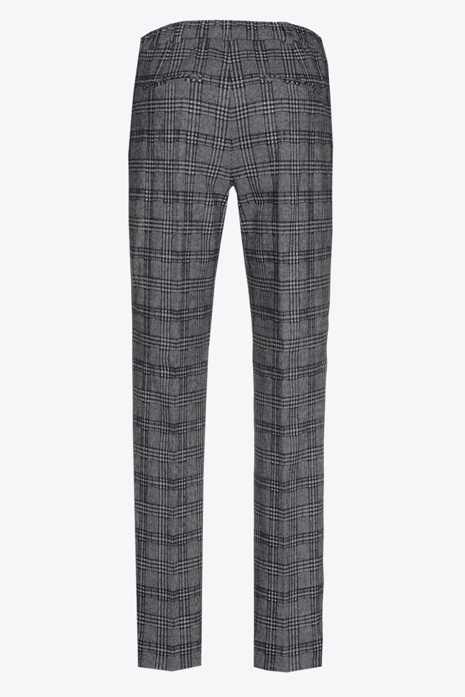 Geruite broek met smalle pijpen