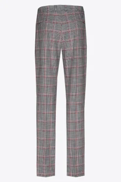Geruite broek met smalle pijpen