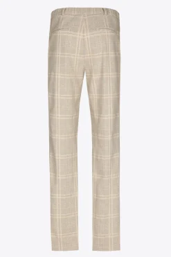 Geruite broek met smalle pijpen