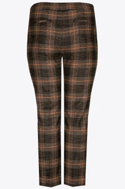 Geruite broek met smalle pijpen