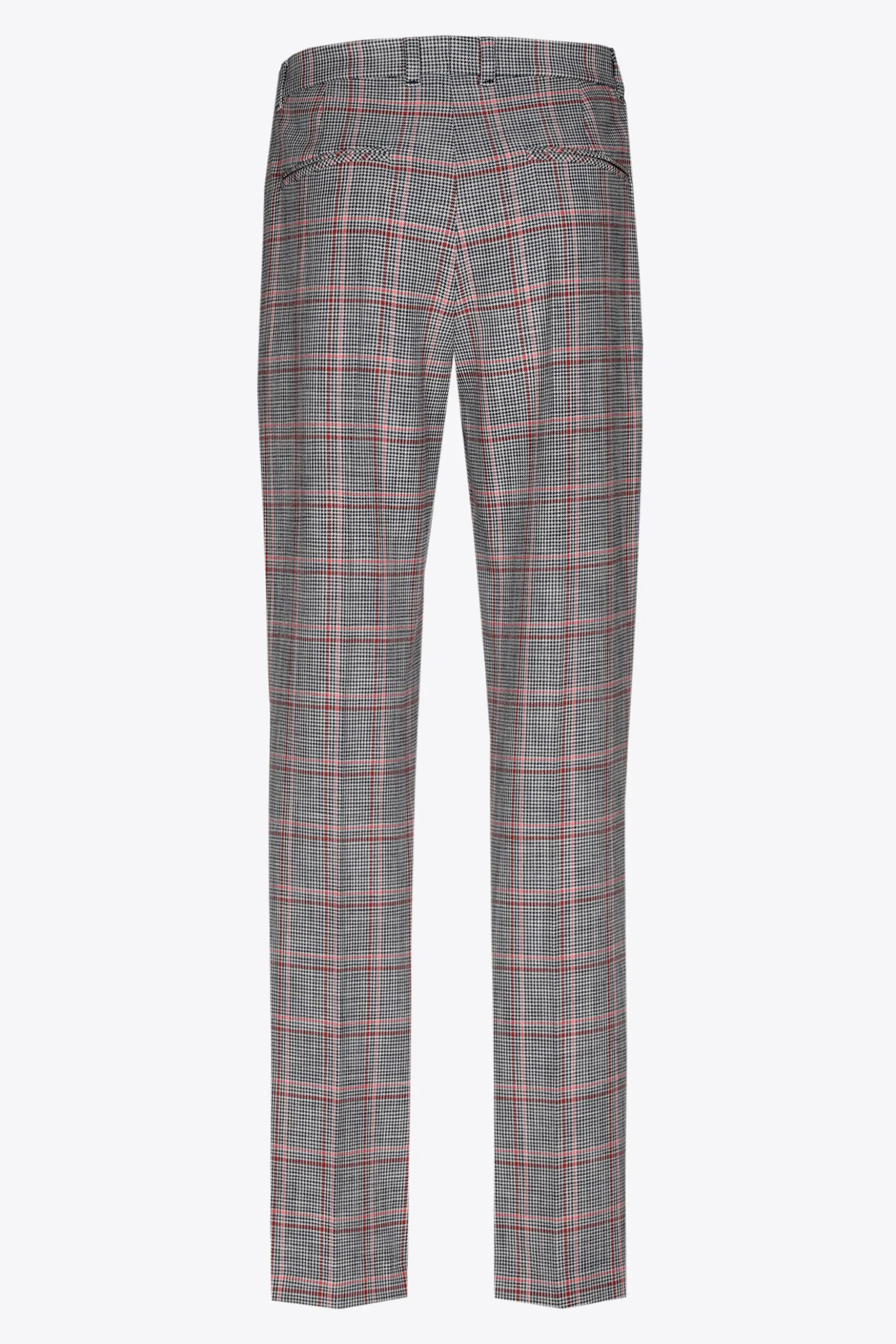 Geruite broek met smalle pijpen