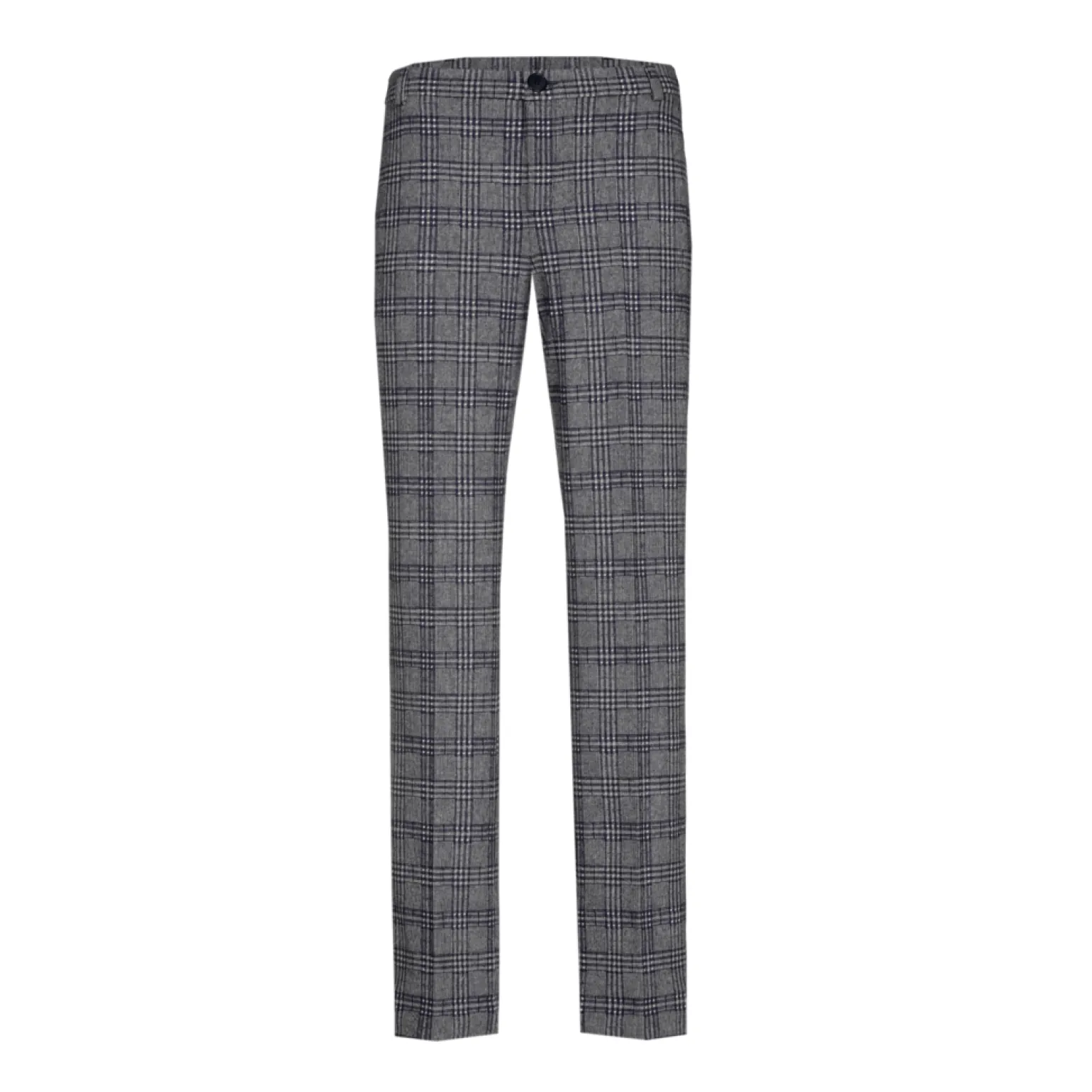 Geruite broek met smalle pijpen