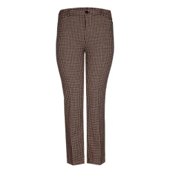 Geruite broek met smalle pijpen