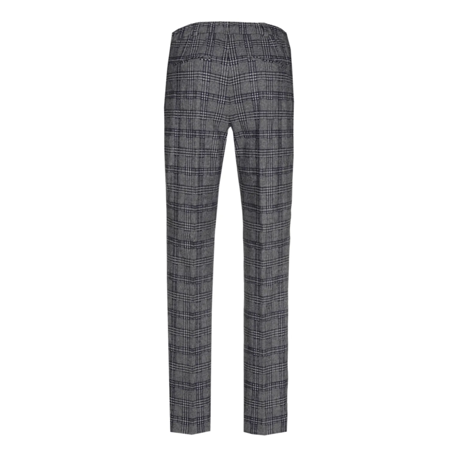 Geruite broek met smalle pijpen
