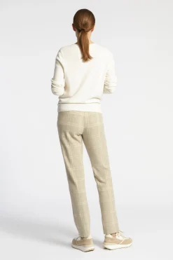 Geruite broek met smalle pijpen