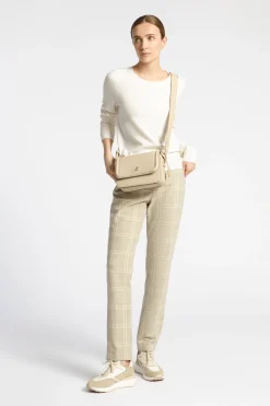 Geruite broek met smalle pijpen