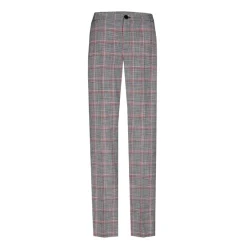 Geruite broek met smalle pijpen