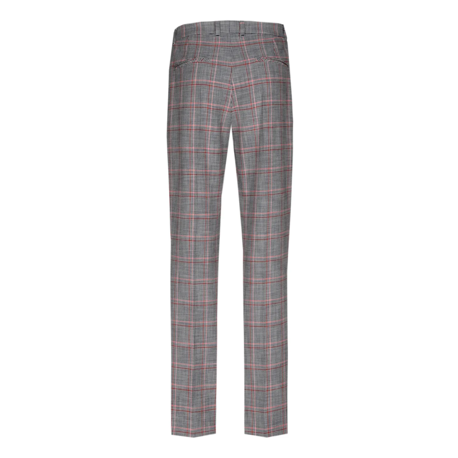 Geruite broek met smalle pijpen