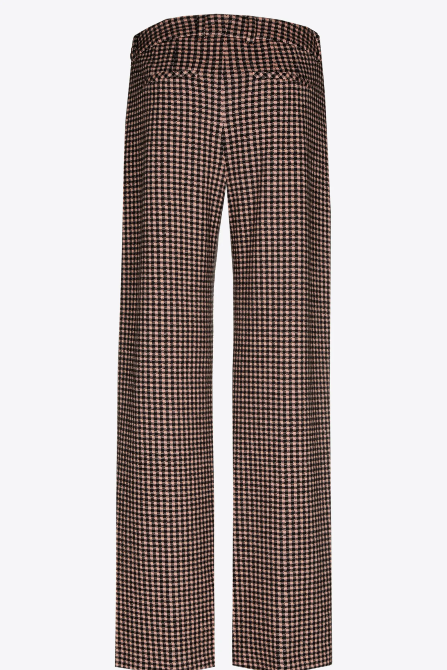 Geruite broek met wijde pijpen