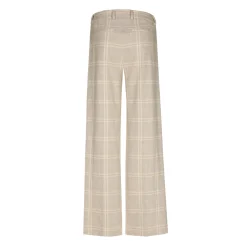 Geruite broek met wijde pijpen