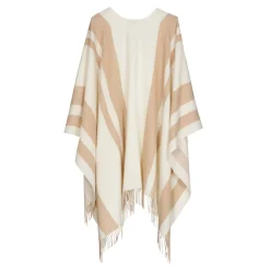 Gestreepte poncho