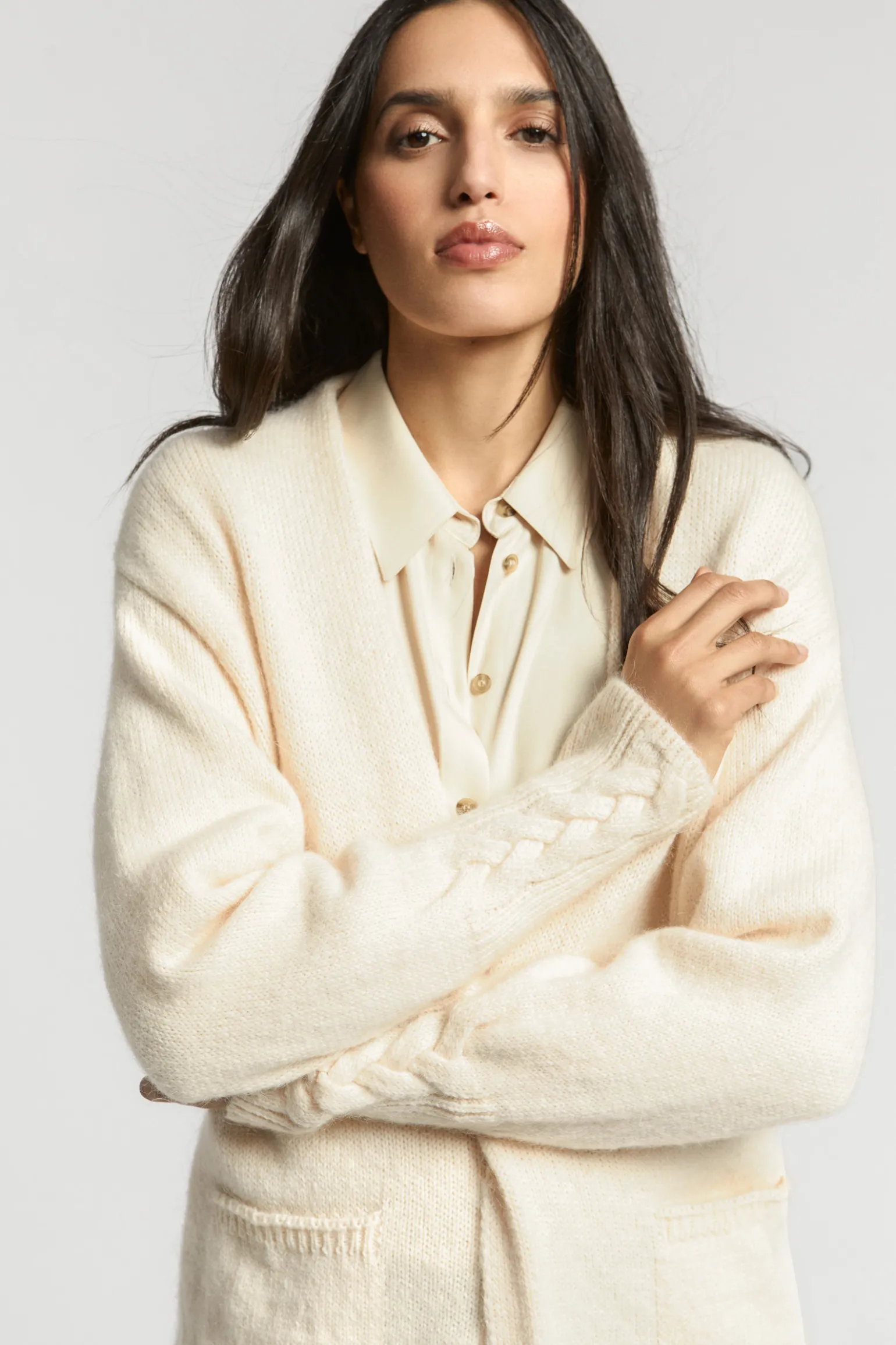 Gilet met mohair