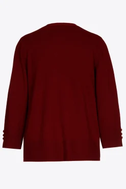 Gilet van fijne wolmix