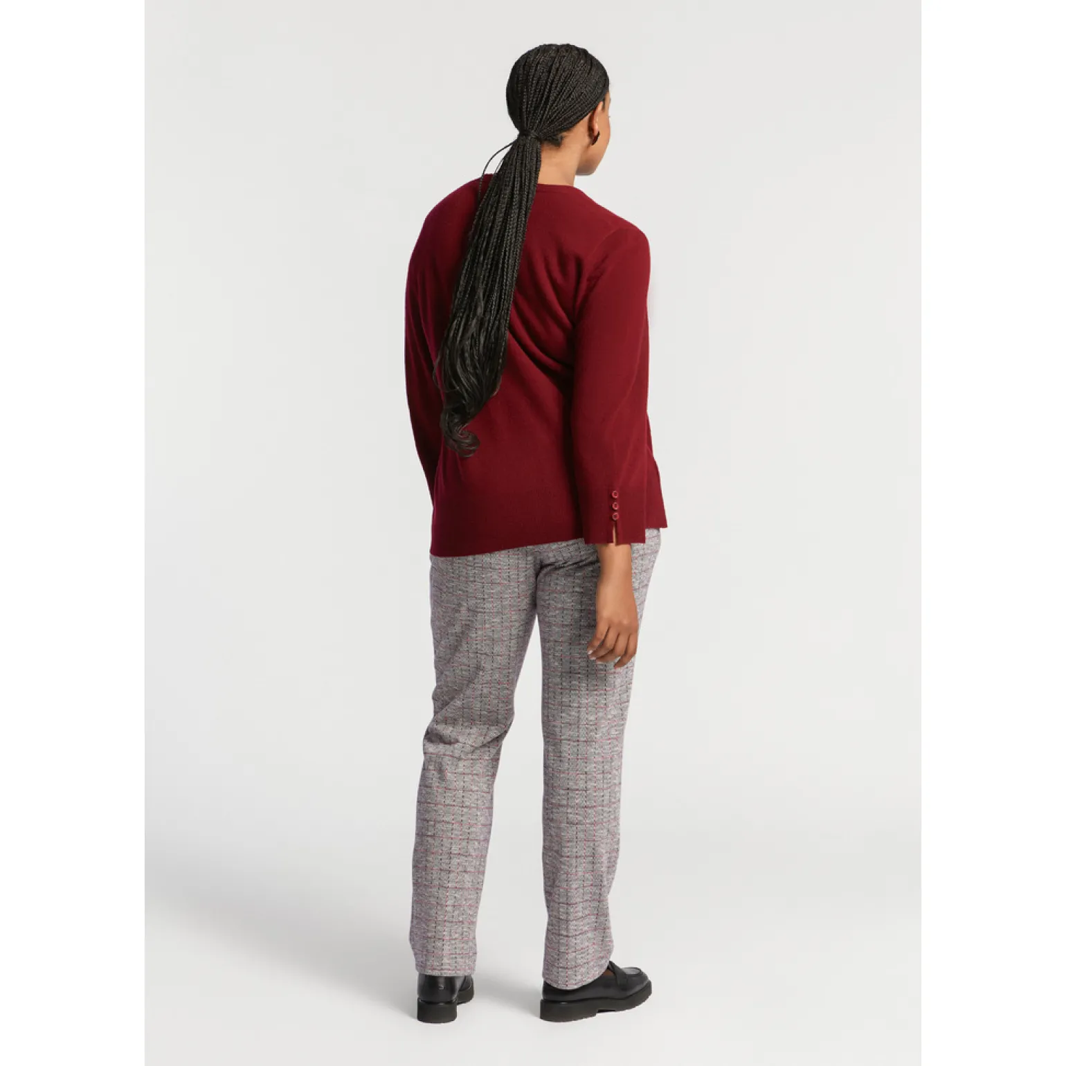 Gilet van fijne wolmix