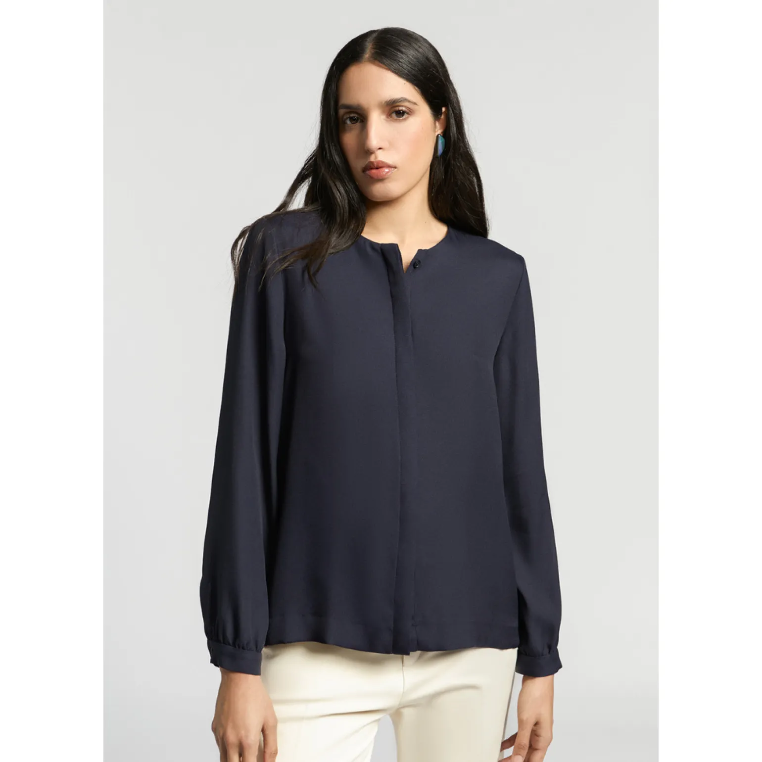 Glanzende blouse