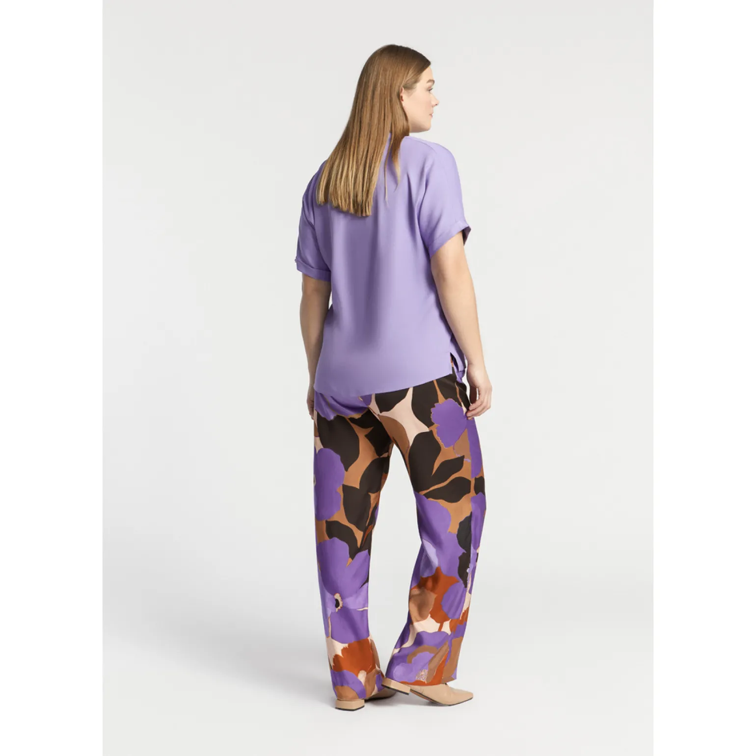 Glanzende blouse